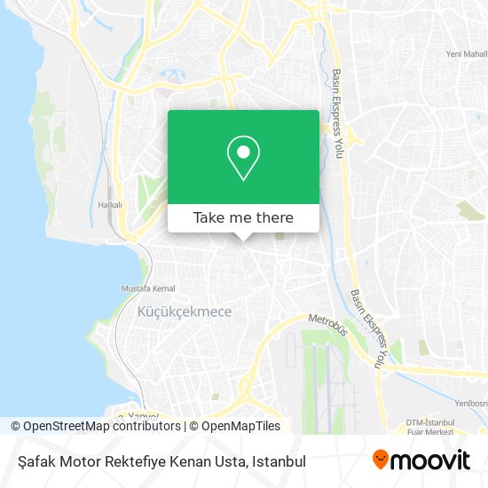 Şafak Motor Rektefiye Kenan Usta map
