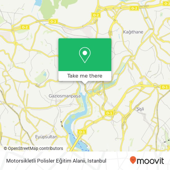 Motorsikletli Polisler Eğitim Alanii map