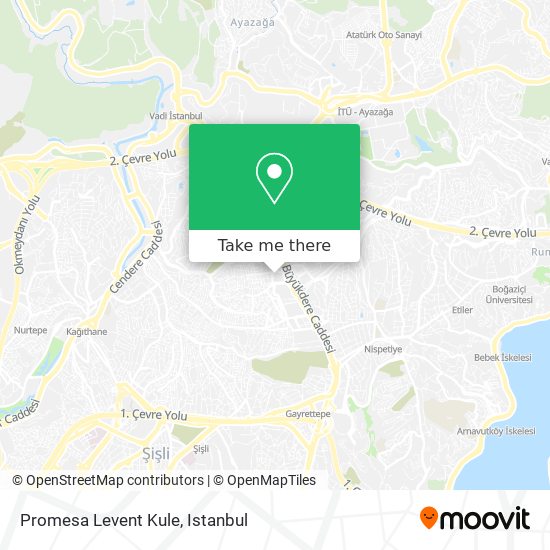 Promesa Levent Kule map