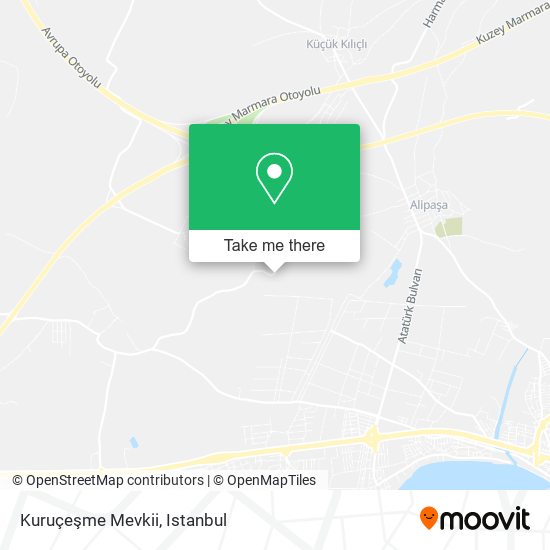 Kuruçeşme Mevkii map