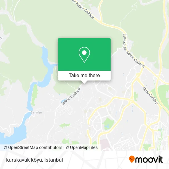 kurukavak köyü map