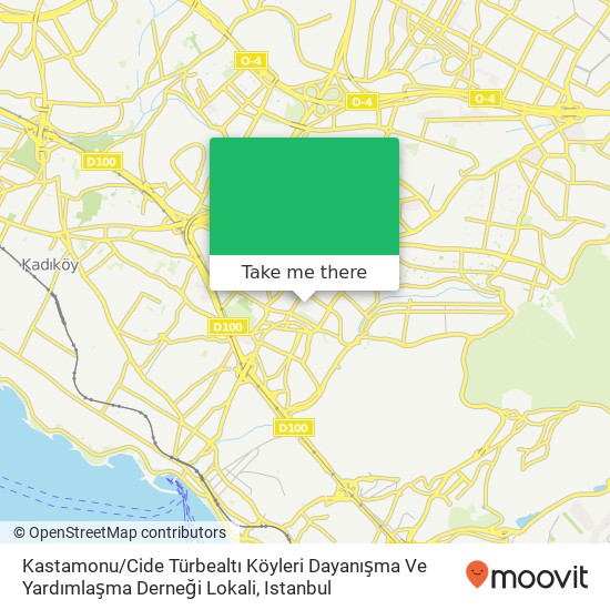 Kastamonu / Cide Türbealtı Köyleri Dayanışma Ve Yardımlaşma Derneği Lokali map