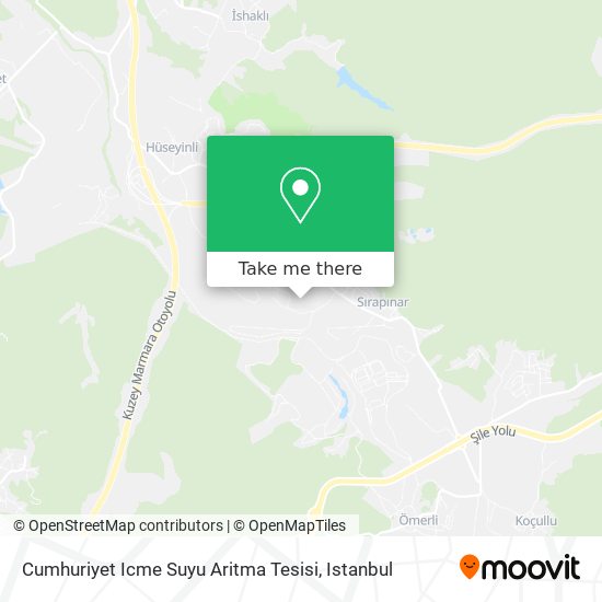 Cumhuriyet Icme Suyu Aritma Tesisi map