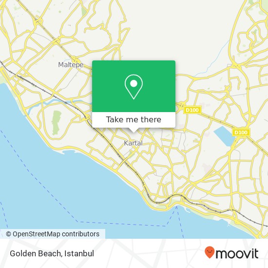 Golden Beach map