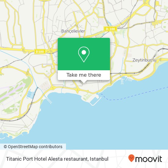 Titanic Port Hotel Alesta restaurant map