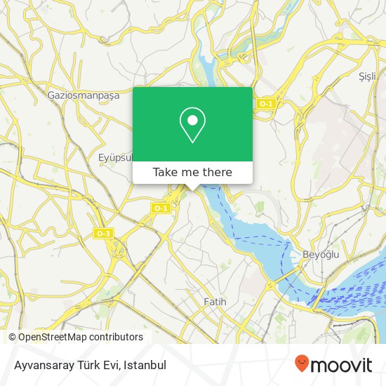 Ayvansaray Türk Evi map