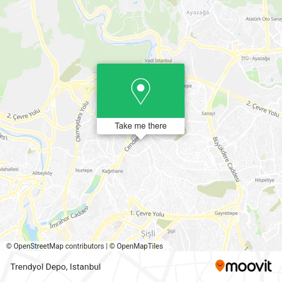 Trendyol Depo map