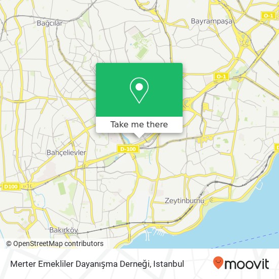 Merter Emekliler Dayanışma Derneği map