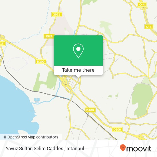 Yavuz Sultan Selim Caddesi map