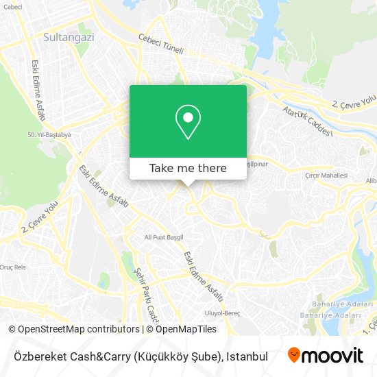 Özbereket Cash&Carry (Küçükköy Şube) map
