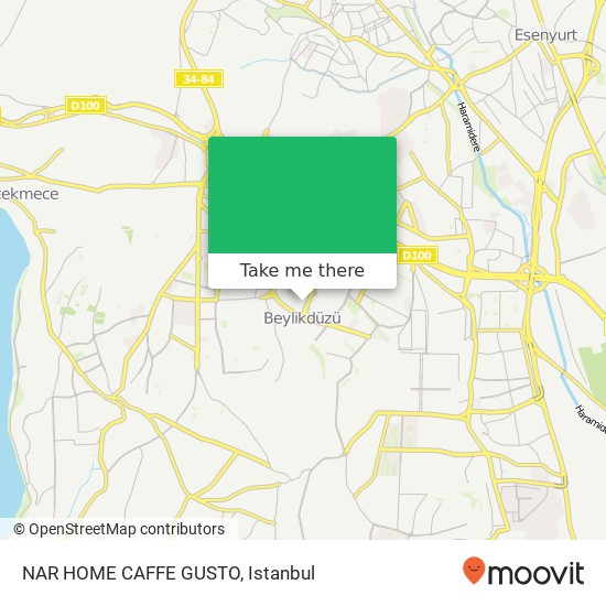 NAR HOME CAFFE GUSTO map