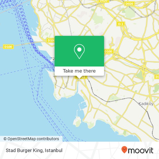 Stad Burger King map