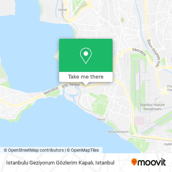 Istanbulu Geziyorum Gözlerim Kapalı map