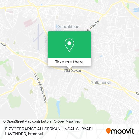 FİZYOTERAPİST ALİ SERKAN ÜNSAL SURYAPI LAVENDER map