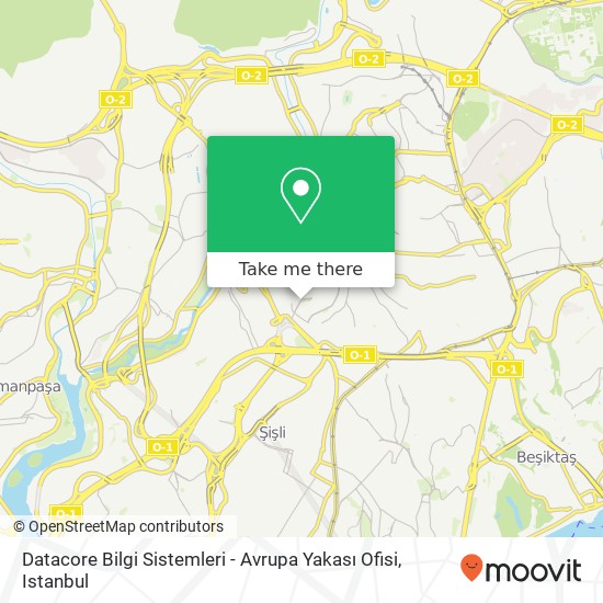 Datacore Bilgi Sistemleri - Avrupa Yakası Ofisi map