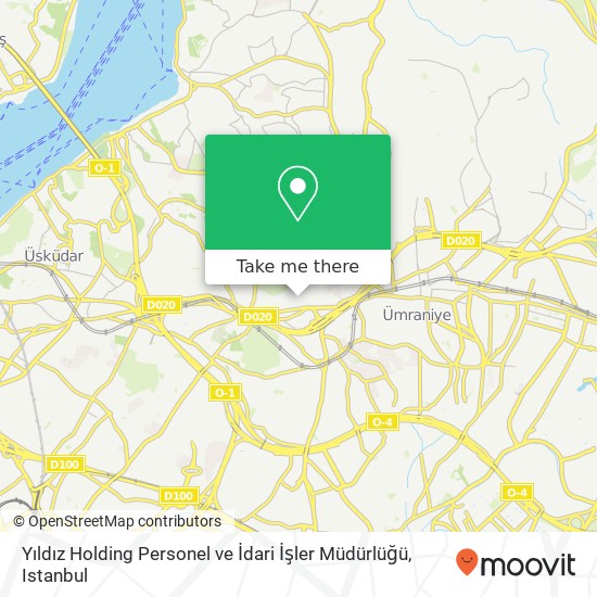 Yıldız Holding Personel ve İdari İşler Müdürlüğü map