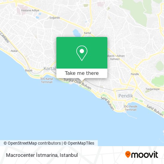 Macrocenter İstmarina map