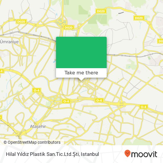 Hilal Yıldız Plastik San.Tic.Ltd.Şti map