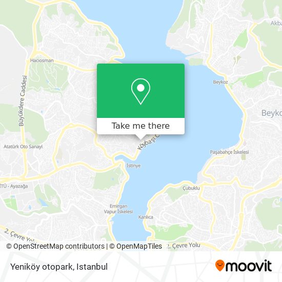 Yeniköy otopark map