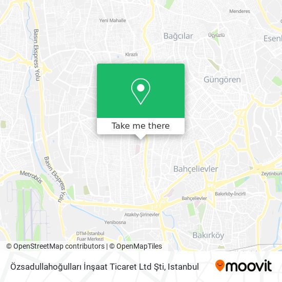 Özsadullahoğulları İnşaat Ticaret Ltd Şti map