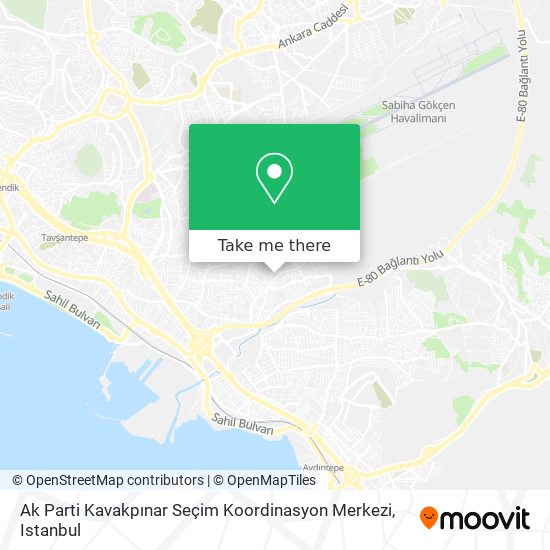 Ak Parti Kavakpınar Seçim Koordinasyon Merkezi map