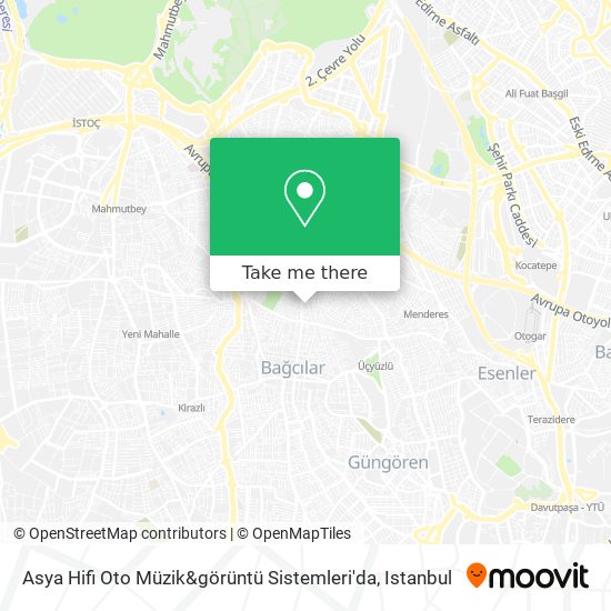Asya Hifi Oto Müzik&görüntü Sistemleri'da map