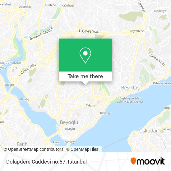 Dolapdere Caddesi no:57 map