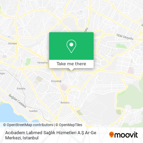 Acıbadem Labmed Sağlık Hizmetleri A.Ş Ar-Ge Merkezi map