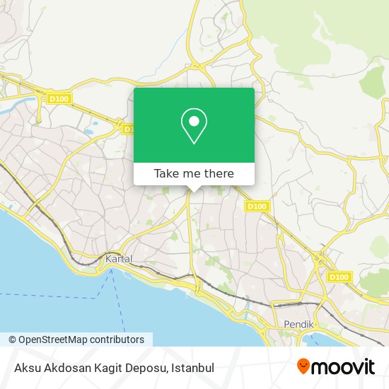 Aksu Akdosan Kagit Deposu map