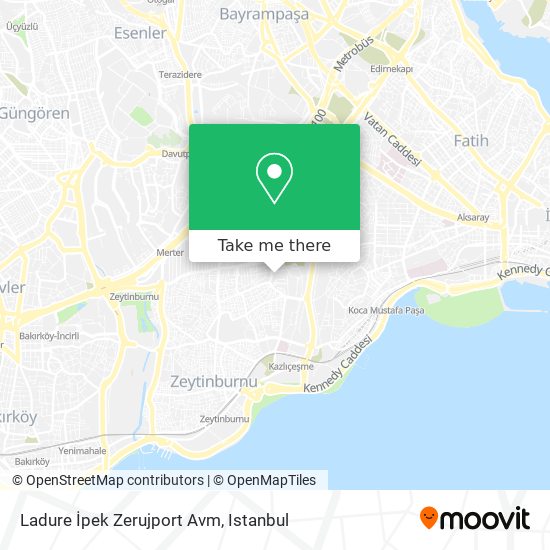 Ladure İpek Zerujport Avm map