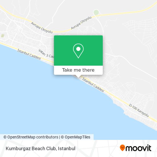 Kumburgaz Beach Club map