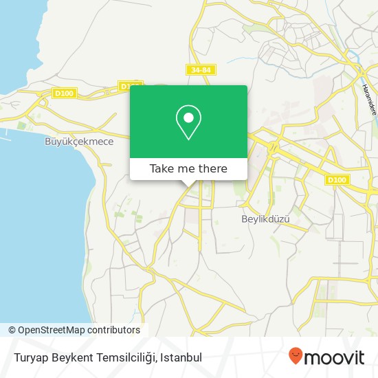 Turyap Beykent Temsilciliği map