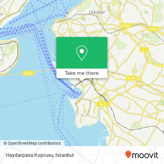 Haydarpasa Koprusu map