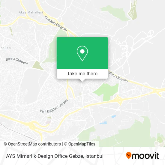 AYS Mimarlık-Design Office Gebze map