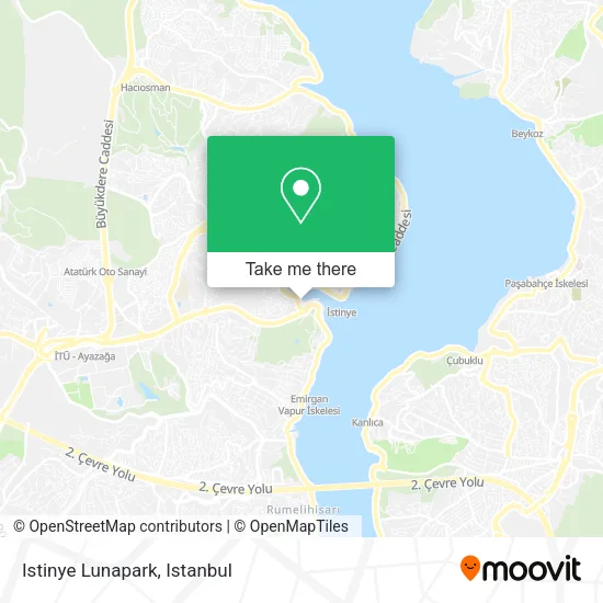 Istinye Lunapark map