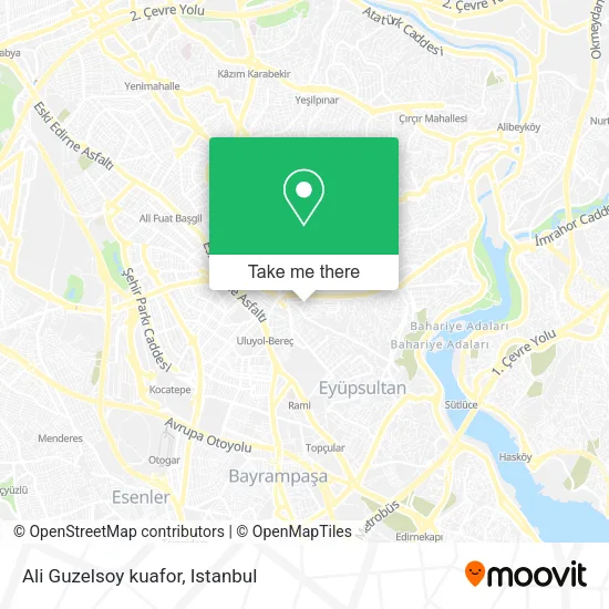 Ali Guzelsoy kuafor map