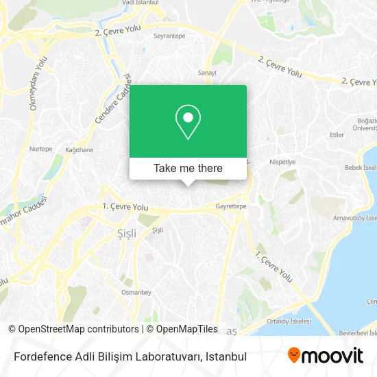 Fordefence Adli Bilişim Laboratuvarı map