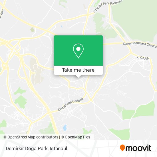 Demirkır Doğa Park map