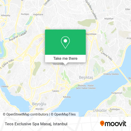 Teos Exclusive Spa Masaj map