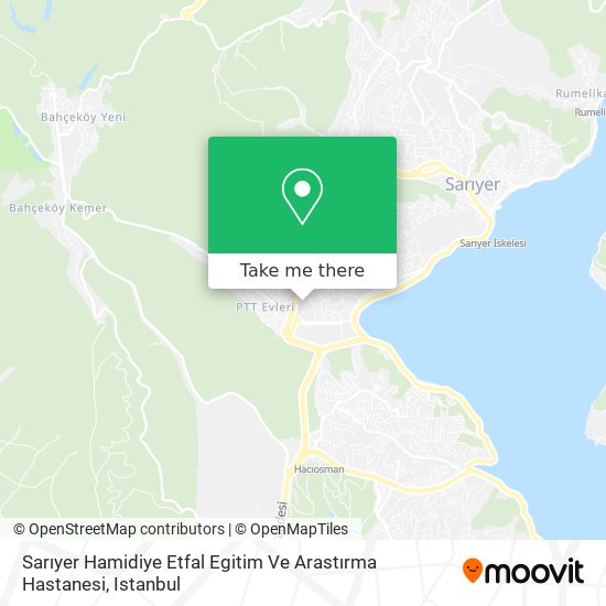 Sarıyer Hamidiye Etfal Egitim Ve Arastırma Hastanesi map