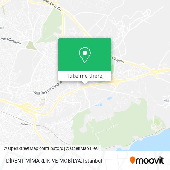 DİRENT MİMARLIK VE MOBİLYA map