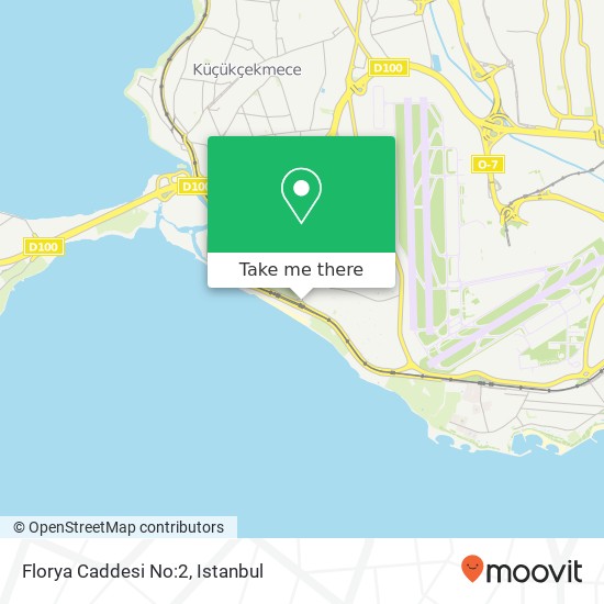 Florya Caddesi No:2 map