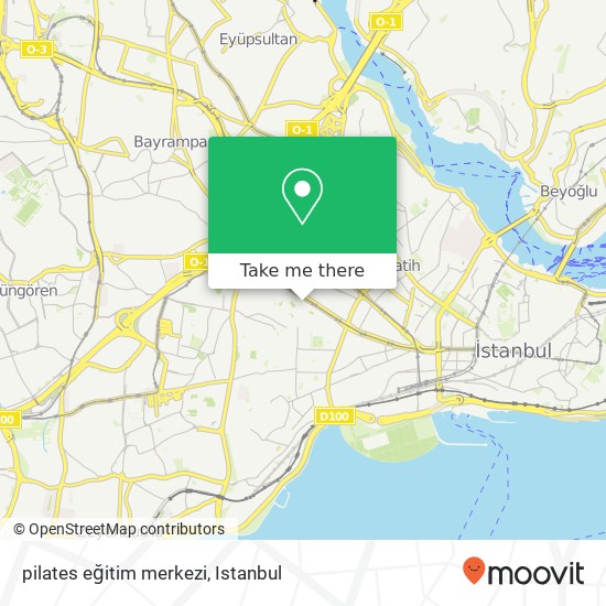 pilates eğitim merkezi map