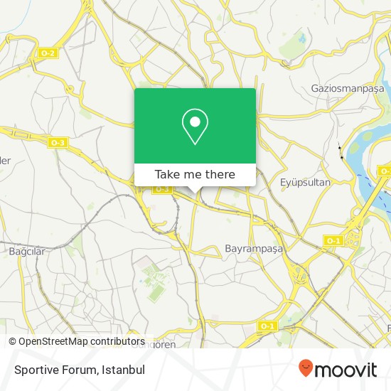 Sportive Forum map