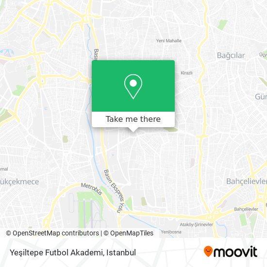 Yeşiltepe Futbol Akademi map