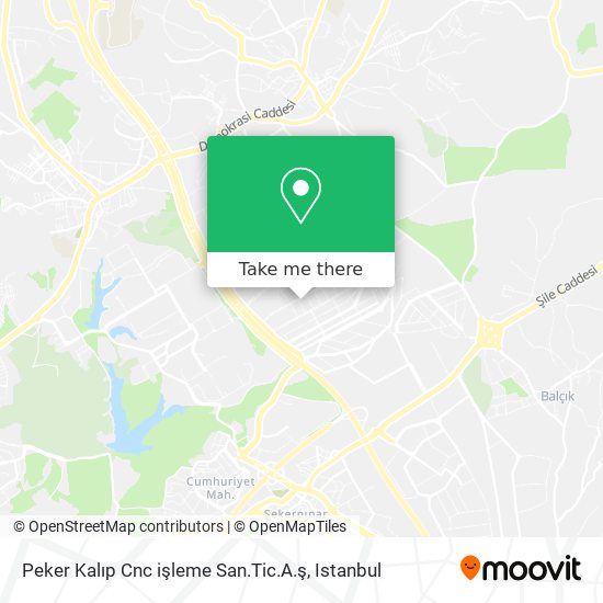 Peker Kalıp Cnc işleme San.Tic.A.ş map