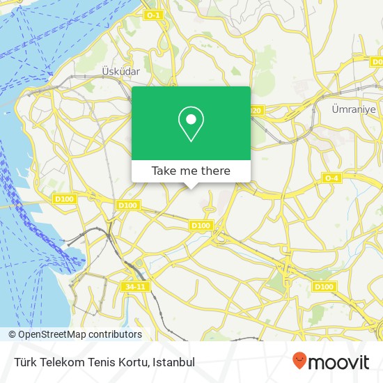Türk Telekom Tenis Kortu map