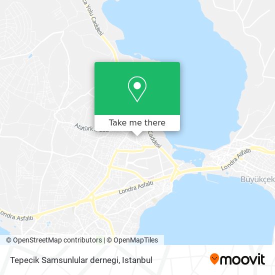 Tepecik Samsunlular dernegi map