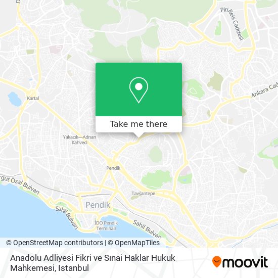 Anadolu Adliyesi Fikri ve Sınai Haklar Hukuk Mahkemesi map
