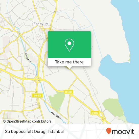 Su Deposu İett Durağı map